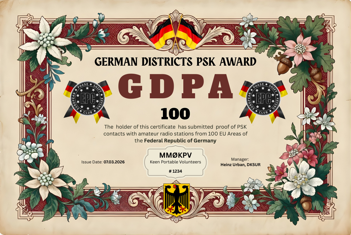 GDPA 100 certificate preview